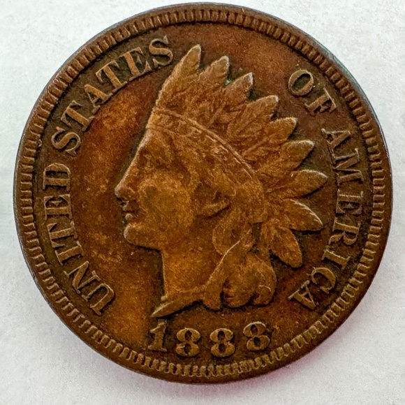 1888 INDIAN HEAD US PENNY - Picture 1 of 5